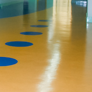 Epoxy tree color pressure sand floor floor