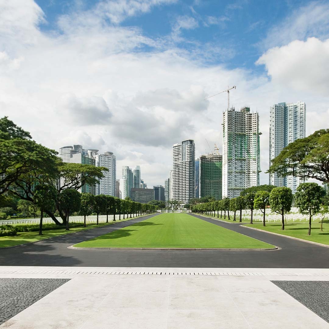 Park ground construction